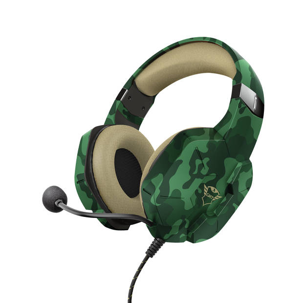 Trust Gaming GXT 323C Carus Headset - Groen Camo