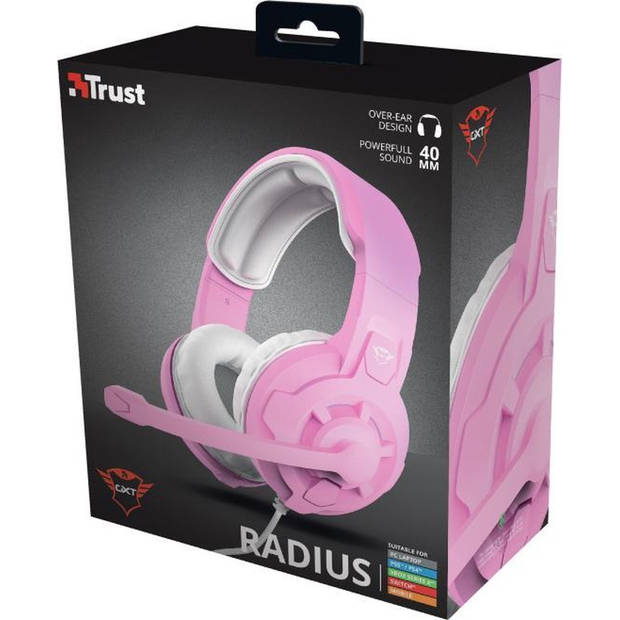 Trust Gaming GXT 411P Radius Multiplatform Headset - Roze