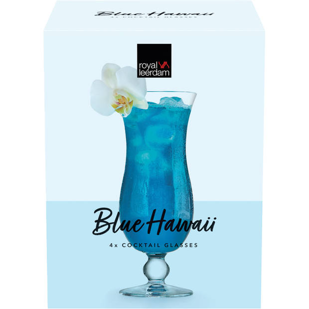 James Cooke Cocktailset Incl. shaker BLUE HAWAI Cocktail 44 cl - 5-delig