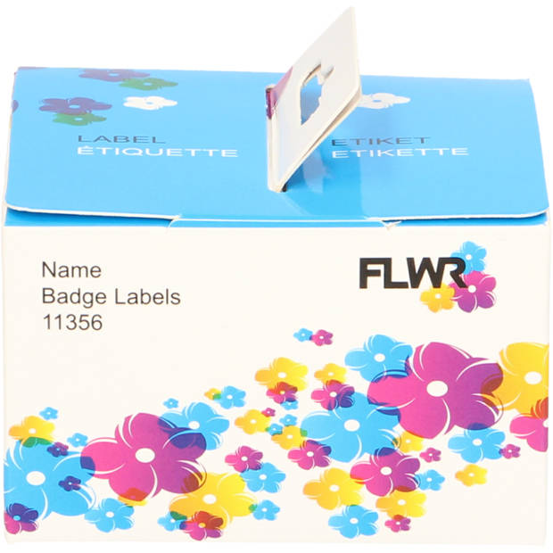 FLWR Dymo 11356 10-Pack 41 mm x 89 mm wit labels