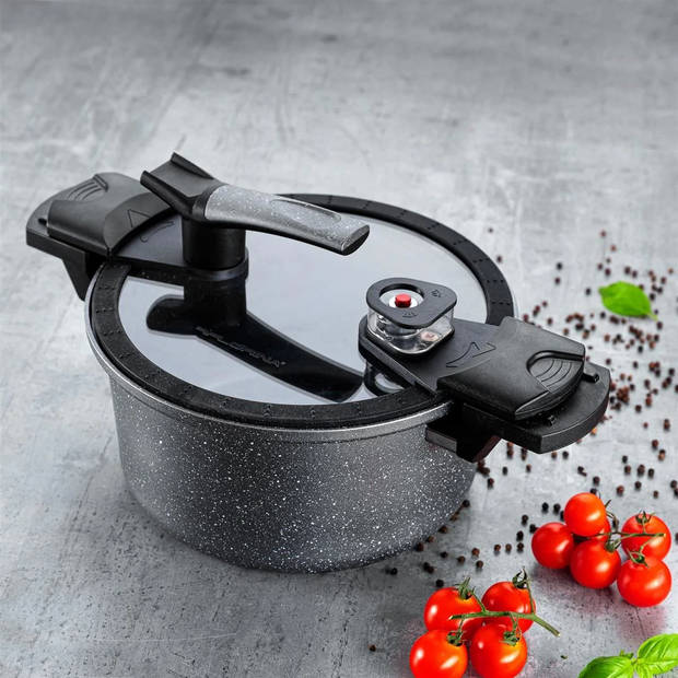 Florina Deli Cook professionele snelkookpan - pressure cooker - 24 cm 4.2 liter