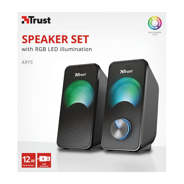 Trust Arys Compact RGB 2.0 Speakerset