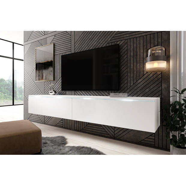 Meubella TV-Meubel Dixon - Mat Wit - 180 cm