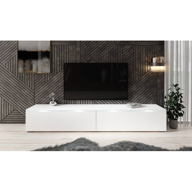 Meubella TV-Meubel Dixon - Mat Wit - 180 cm