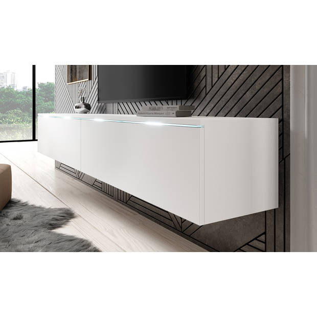 Meubella TV-Meubel Dixon - Mat Wit - 180 cm