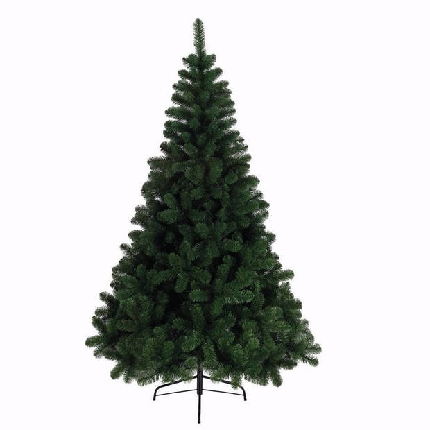 Kunst kerstboom/kunstboom groen H120 cm - Kunstkerstboom