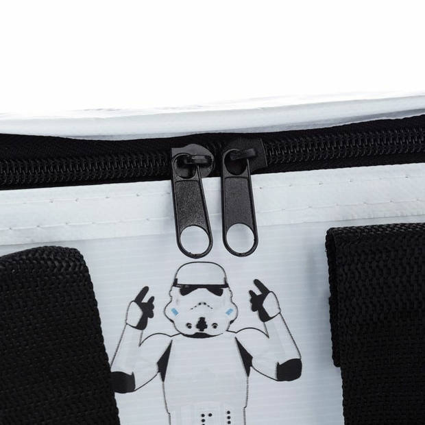 2x Stuks Kleine lunch koeltas - Stormtrooper print - 21 x 16 x 14 cm - 4,7 liter - Koeltas