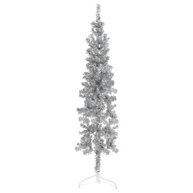 The Living Store Kerstboom - Halfrond - Kunst - 246 uiteinden - 180cm - Zilver