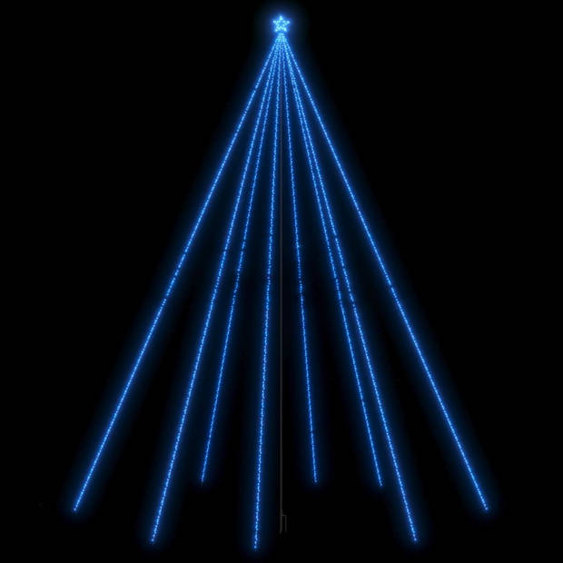vidaXL Kerstboomverlichting 1300 LED's binnen/buiten 8 m blauw