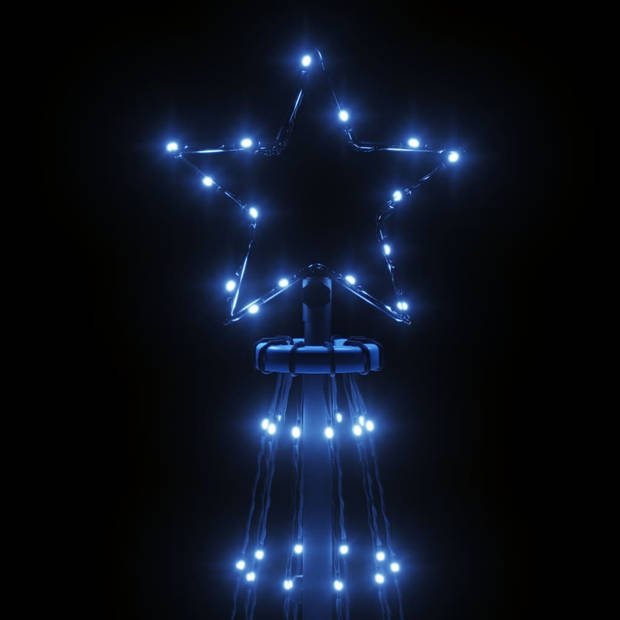 vidaXL Kegelkerstboom 1134 LED's blauw 230x800 cm