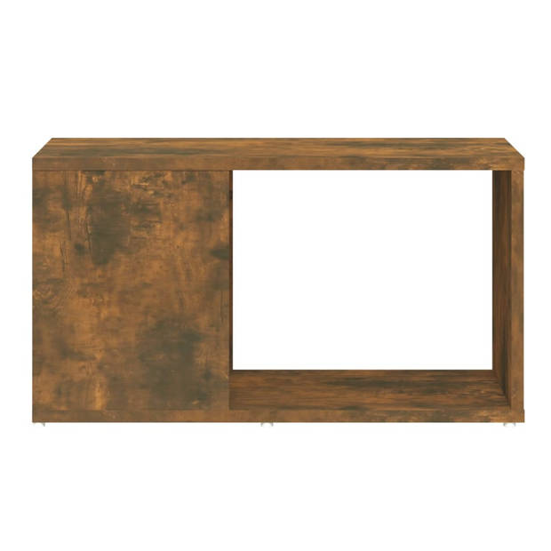 vidaXL Tv-meubel 60x24x32 cm bewerkt hout gerookt eikenkleurig