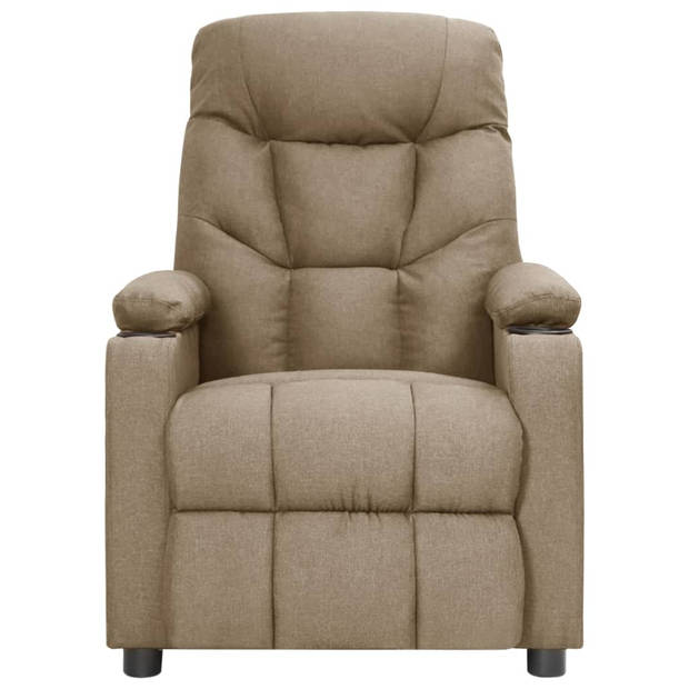 The Living Store Elektrische Massagefauteuil - Taupe - 73 x 94 x 101.5 cm - 6-punts massage