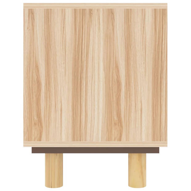 The Living Store TV Kast - Klassieke - Meubel - 105x30x40 cm - Bruin hout