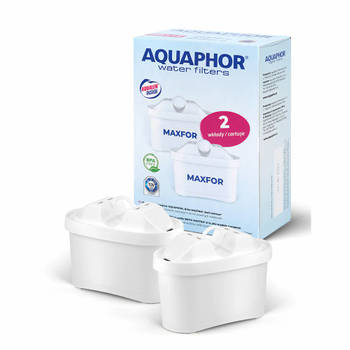 Set van 2 maxfor b100-25 filterpatronen voor waterfilterkan Aquaphor