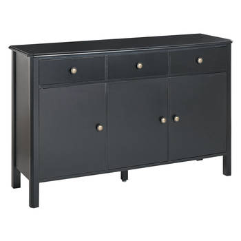 Beliani OLATE - Sideboard-Zwart-MDF