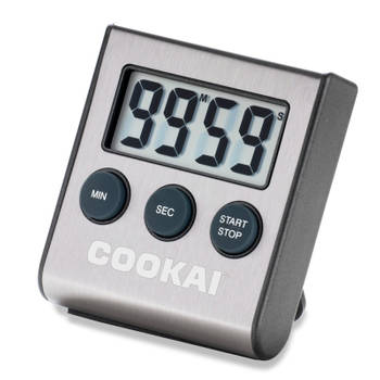 Cookai - Digitale Timer, RVS, Grijs - Cookai