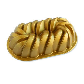Nordic Ware - Bakvorm "75th Anniversary Braided Loaf Pan" - Nordic Ware Premier Gold