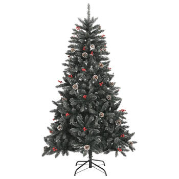 vidaXL Kunstkerstboom met standaard 150 cm PVC groen