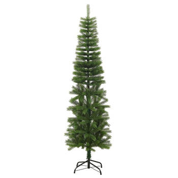 The Living Store Kerstboom Smal 180 cm - Stalen standaard - PE materiaal - 433 uiteinden