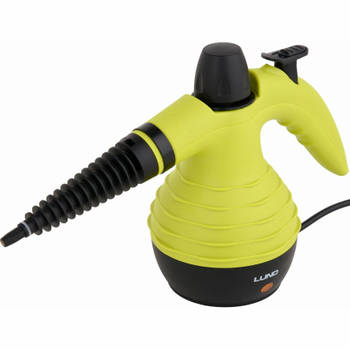 LUND professional hand stoomreiniger met 6 opzetstukken 10-delige set 900W-1050W groen