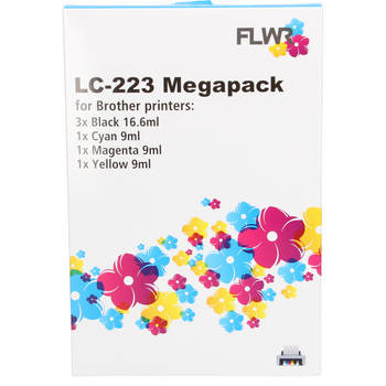 FLWR Brother LC-223 Megapack cartridge