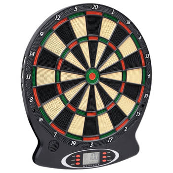 vidaXL Dartbord elektrisch met darts polypropeen zwart