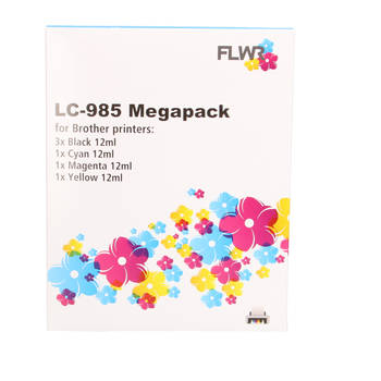 FLWR Brother LC-985 Megapack cartridge