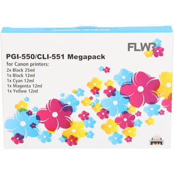 FLWR Canon PGI-550 / CLI-551 Megapack cartridge
