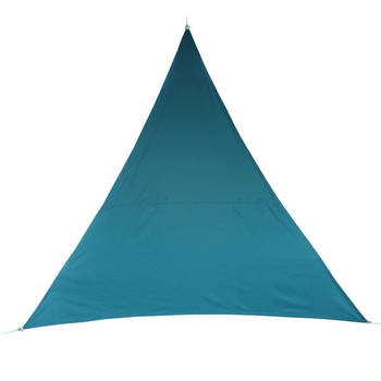 Premium kwaliteit schaduwdoek/zonnescherm Shae driehoek blauw 4 x 4 x 4 meter - Schaduwdoeken