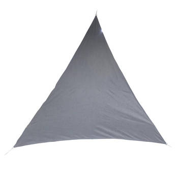 Premium kwaliteit schaduwdoek/zonnescherm Shae driehoek grijs 4 x 4 x 4 meter - Schaduwdoeken