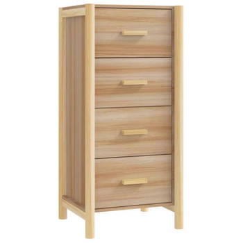 vidaXL Hoge kast 42x38x90 cm bewerkt hout