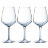 12x Stuks wijnglazen van glas 500 ml - Wijnglazen