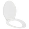 vidaXL Toiletbril soft-close met quick-release ontwerp wit