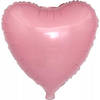 Folieballon hart Pastel roze 18 inch 45 cm DM-products