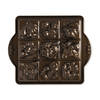 Nordic Ware - Bakvorm "Seasonal Squares Pan" - Nordic Ware Fall Harvest Bronze