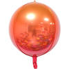 Folie ballon Oranje- Rood 22 inch 55 cm Oranje Rood DM-Products