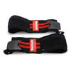 Men’s Health, Wrist Straps voor krachttraining, Polsbrace, Zwart/Rood