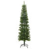 The Living Store Kerstboom Smal 180 cm - Stalen standaard - PE materiaal - 433 uiteinden