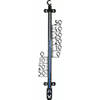 Buitenthermometer - kunststof - 26 cm - zwart - Buitenthermometers