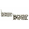 Boekenstandaard/Boekenhouder met tekst Read Book Wit
