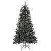 The Living Store Kunstkerstboom - Scharnierconstructie - Volle kerstboom - Stevig standaard - Prachtige decoratie -