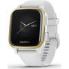 Garmin smartwatch Venu Sq (Zwart/Goud) Band (Wit)