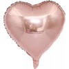Folieballon hart Rosé 18 inch 45 cm DM-products