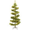 The Living Store Spiraal Kerstboom met LEDs - 180 cm - PVC - Groen