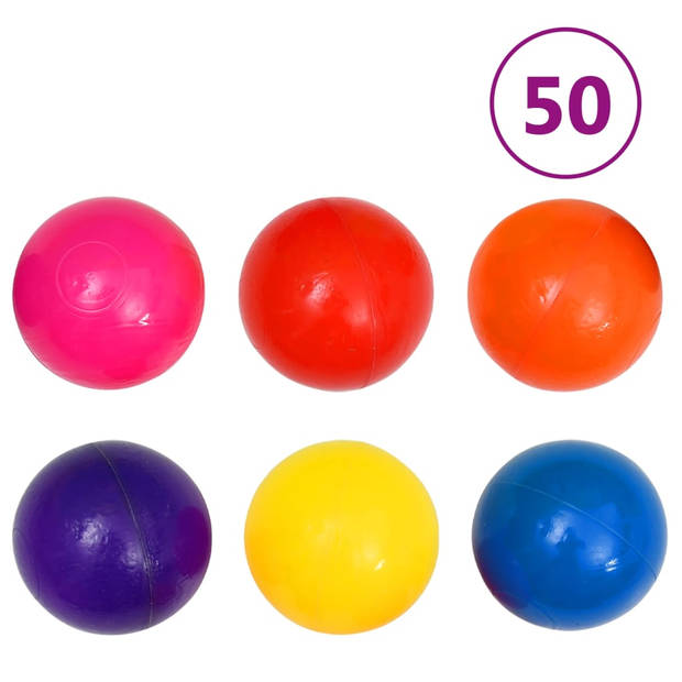vidaXL Ballenbak voor kinderen met 300 ballen 75x75x32 cm
