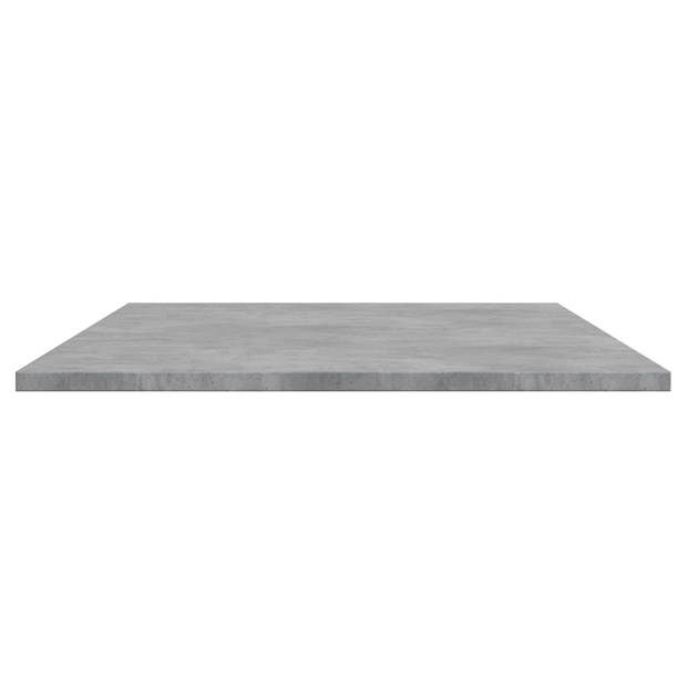 vidaXL Wandschappen 4 st 100x50x1,5 cm bewerkt hout betongrijs