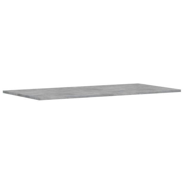 vidaXL Wandschappen 4 st 100x50x1,5 cm bewerkt hout betongrijs