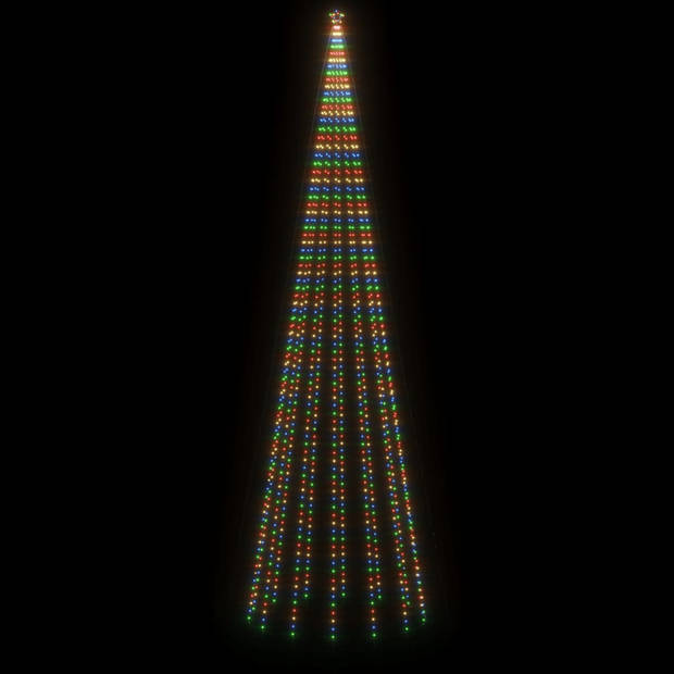 vidaXL Kegelkerstboom 1134 LED's meerkleurig 230x800 cm