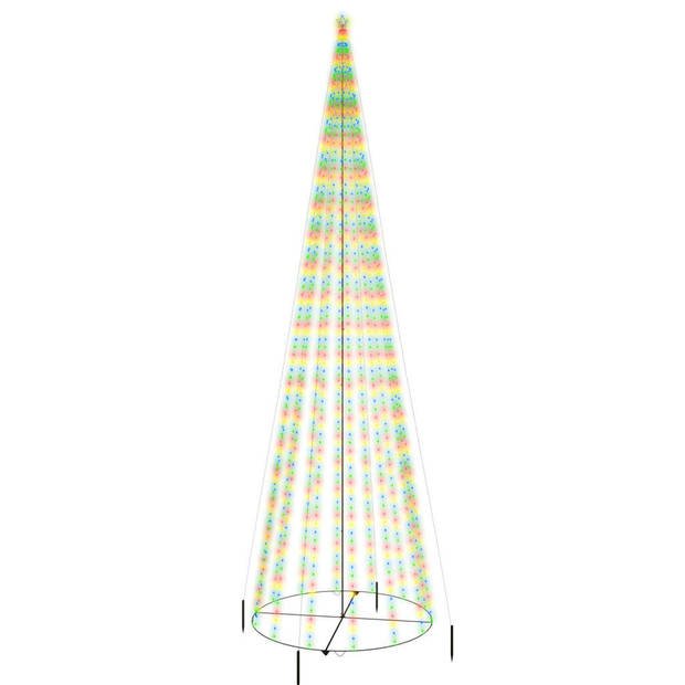 vidaXL Kegelkerstboom 1134 LED's meerkleurig 230x800 cm