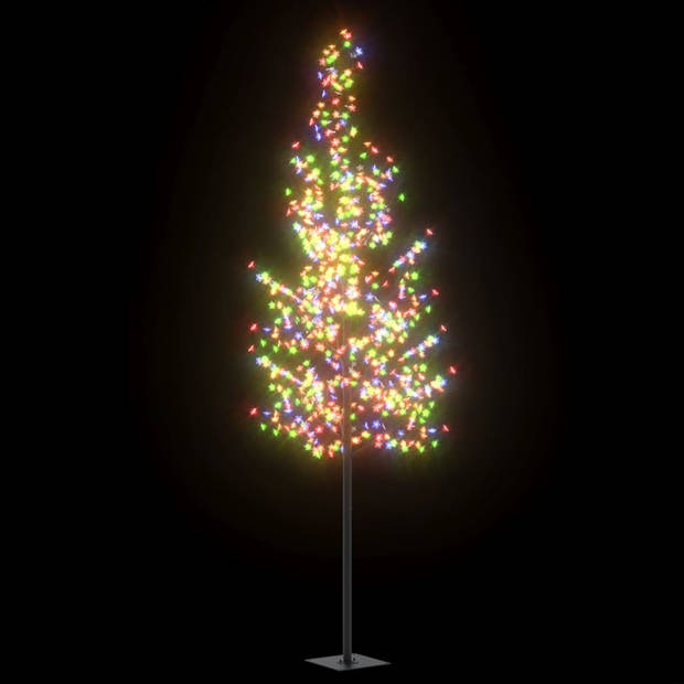 vidaXL Kerstboom met 600 LED's meerkleurig licht kersenbloesem 300 cm